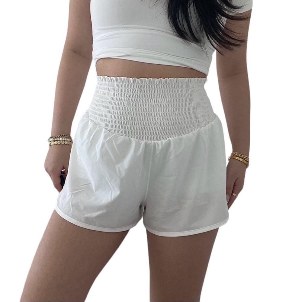 Aerie white athletic shorts